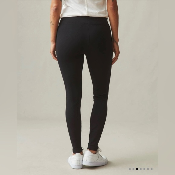 American Giant Ponte Slim Pant in “Super Black”, size 6P, NIB - Picture 3 of 12